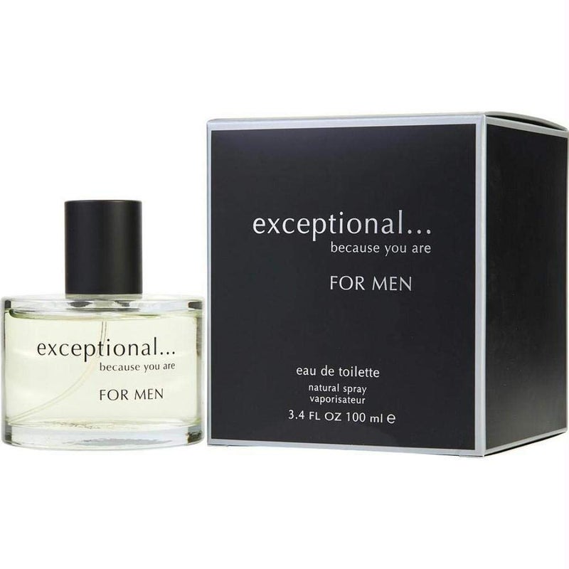 Exceptional Parfums Exceptional-because You Are by Exceptional Parfums For Men. Eau De Toilette Spray 3.4-Ounces - Image 1